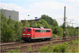 Railion DB Logistics 151 022-1 in Hamburg Unterelbe